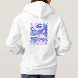 Anime Girl Eyes - Japanse cultuurkunst - Japanse b Hoodie