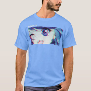 Anime Girl Eyes - Japanse cultuurkunst - Japanse b T-shirt