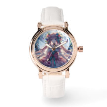 Anime Girl Flower Moon Fairy