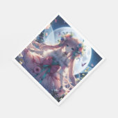 Anime Girl Flower Moon Fairy Servet (Hoek)