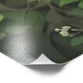 Anime Girl Green Sleep Foto Afdruk (Hoek)