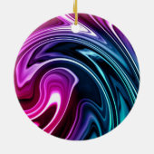 Anime Girl - Honey Keramisch Ornament (Achterkant)