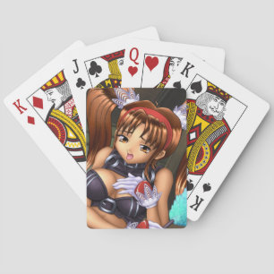 Anime Girl - Honey Pokerkaarten