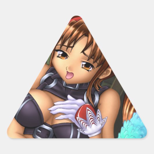 Anime Girl - Honey Sticker (Voorkant)