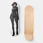 Anime Girl in Bodysuit Persoonlijk Skateboard (Voorkant)