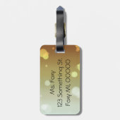 Anime Girl in Fox Cosplay Bagagelabel (Achterkant verticaal)