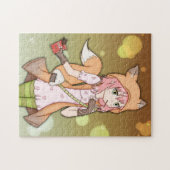 Anime Girl in Fox Cosplay Legpuzzel (Horizontaal)