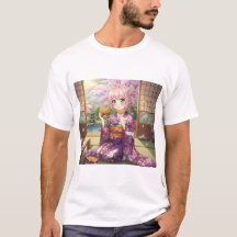 Anime Girl in Kimono - Japanse zomer