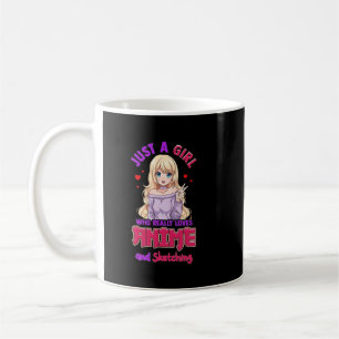Anime Girl is gewoon een meisje dat van Anime en S Koffiemok