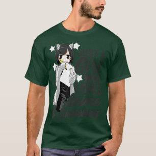 Anime Girl is gewoon een meisje dat van Anime en S T-shirt