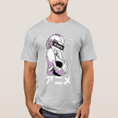 Anime Girl Japans personage T-shirt (Voorkant)