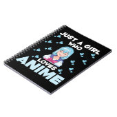 Anime Girl Japanse Otaku Manga Japan Notitieboek (Linkerzijde)