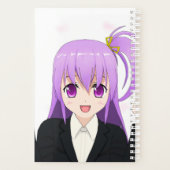 Anime Girl kawaii schattige roze naam 2022 Planner (Achterkant)