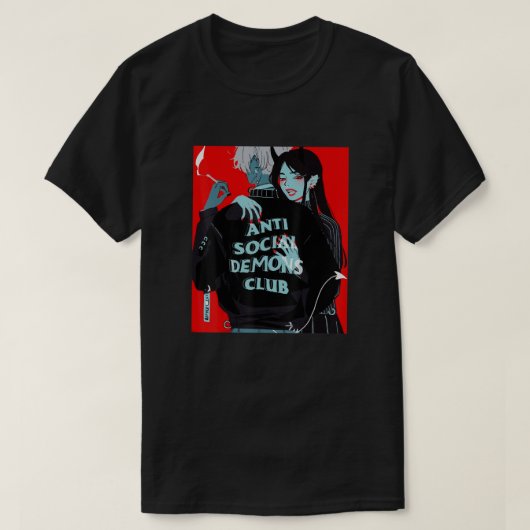 Anime Girl Kawaii Waifu Egirl Aesthetisch Japans O T-shirt (Design voorkant)