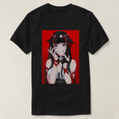 Anime Girl Kawaii Waifu esthetische Japanse Manga  T-shirt (Design voorkant)