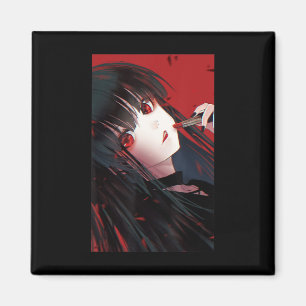 Anime Girl Kawaii Waifu esthetische Japanse otaku  Magneet