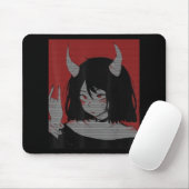 Anime Girl Kawaii Waifu esthetische Japanse otaku Muismat (Met muis)