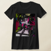 Anime Girl Kawaii Waifu esthetische Japanse otaku T-shirt (Laagn)