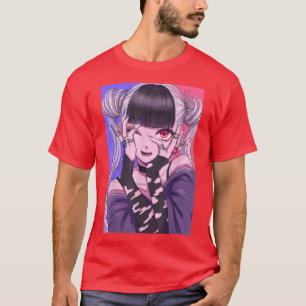 Anime Girl Kawaii Waifu esthetische Japanse otaku T-shirt