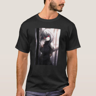 Anime Girl Kawaii Yandere Waifu esthetisch Japans T-shirt