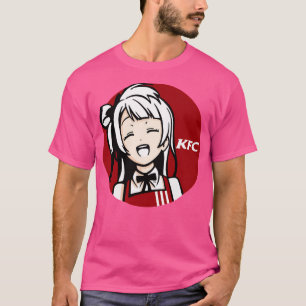 Anime Girl Kentucky Fried Chicken T-shirt