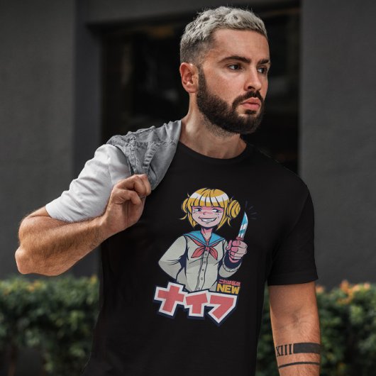 Anime Girl Knife T-shirt