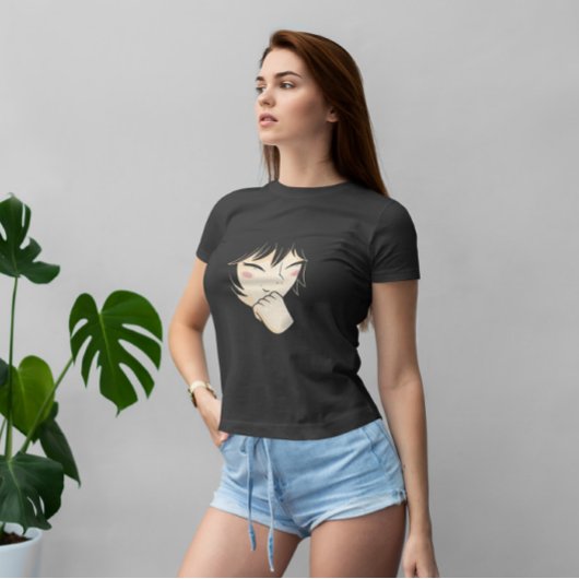 Anime Girl Laughing T-shirt