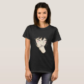 Anime Girl Laughing T-shirt (Voorkant volledig)