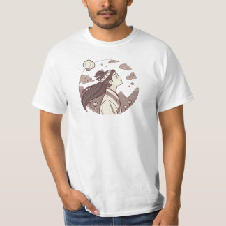 Anime Girl Lijkt Blossom Schattige Gift✨☁️🗻🏮 T-S T-shirt