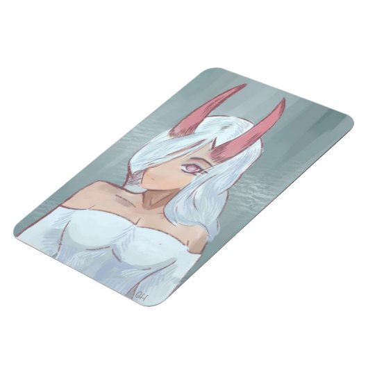 Anime girl magneet (Linkerzijde)