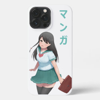Anime Girl Manga マ ガ iPhone Case iPhone 13 Pro Max Hoesje