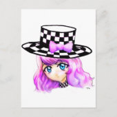 Anime Girl Manga Punk Lolita Harajuku Gothic Style Briefkaart (Voorkant)