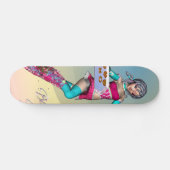 Anime girl met koekjes Skateboard (Horizontaal)