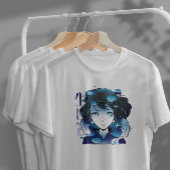 Anime Girl met Koi Fishes T-shirt
