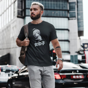 Anime Girl met korte haar T-shirt