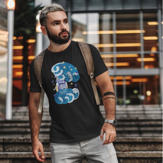 Anime Girl met membrella T-shirt