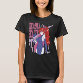Anime Girl met Weapon T-shirt (Voorkant)