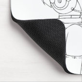 Anime Girl Muismat (Hoek)