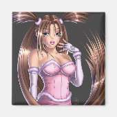 Anime Girl - Nikki Magneet (Voorkant)