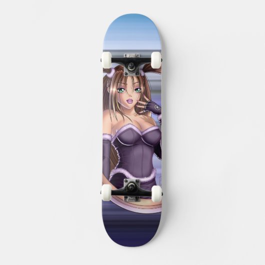 Anime Girl - Nikki Skateboard (Voorkant)