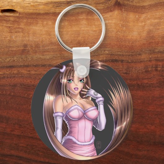 Anime Girl - Nikki Sleutelhanger (Voorkant)