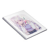 Anime girl notitieboek (Rechterzijde)