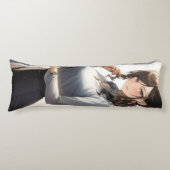 Anime Girl Office Worker Lichaamskussen (Voorkant)