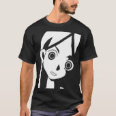 Anime girl ogen T shirt (Voorkant)
