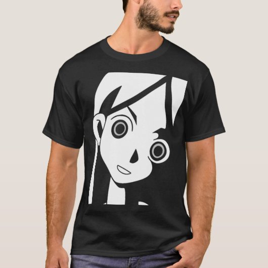 Anime girl ogen T shirt (Voorkant)