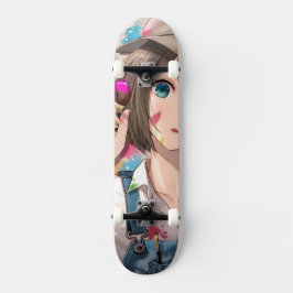 Anime Girl op Skateboard, Anime Girl Skateboard, Persoonlijk Skateboard