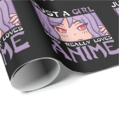 Anime Girl Otaku Kinder Japanse komische manga fan Cadeaupapier (Rol Hoek)