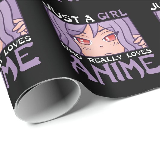 Anime Girl Otaku Kinder Japanse komische manga fan Cadeaupapier (Rol Hoek)