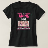 Anime Girl Otaku T-shirt (Design voorkant)