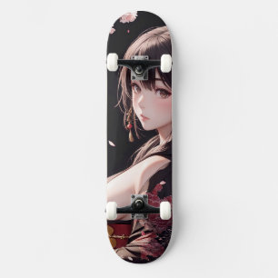 Anime Girl Persoonlijk Skateboard